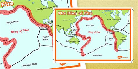 MAP The Ring Of Fire Map